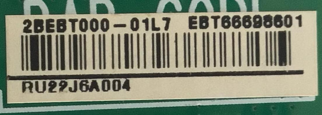 MAIN PARA SMART TV LG / NUMERO DE PARTE EBT66698601 / EAX69462005 / BUS66698601 / 2BEBT000-01L7 / RU22J6A004 / PANEL NC860DQD-AAKH3 / DISPLAY LC860DQR(SP)(A1) / MODELO 86NANO85APA.BUSYLKR - Imagen 2